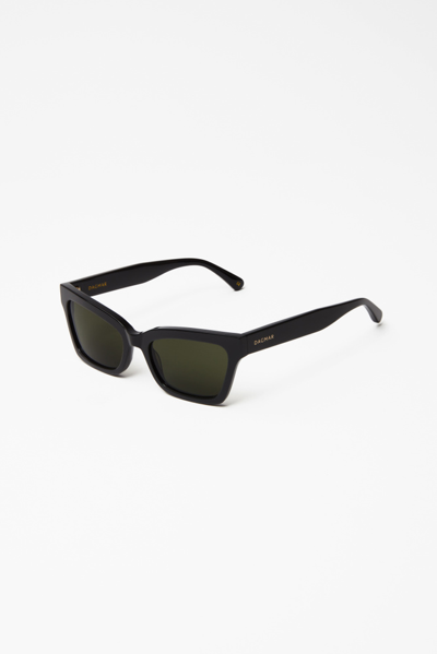 House Of Dagmar Angled Sunglasses In Black