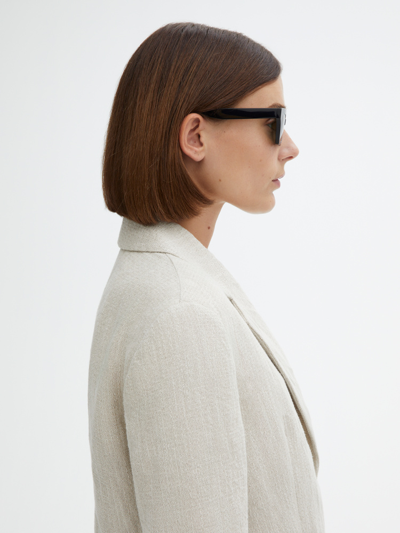 House Of Dagmar Angled Sunglasses In Black
