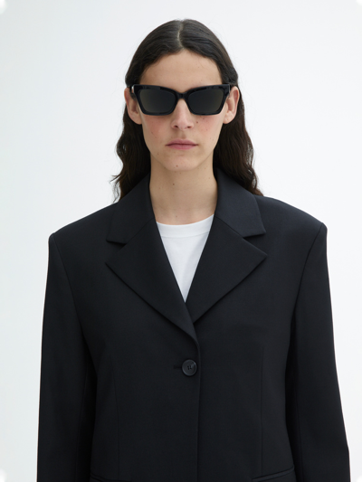 House Of Dagmar Single Button Blazer In Black