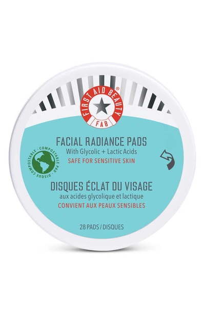 First Aid Beauty Facial Radiance Pads With Glycolic + Lactic Acids – Exfoliating Pads With Aha, 28 Pads