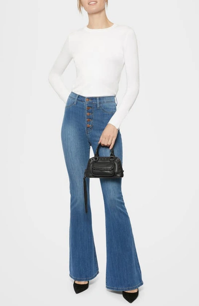 Shop Aimee Kestenberg Mini Sedona Convertible Leather Crossbody Bag In Black