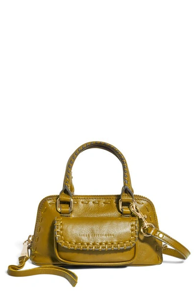 Shop Aimee Kestenberg Mini Sedona Convertible Leather Crossbody Bag In Cumin