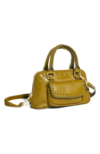 Shop Aimee Kestenberg Mini Sedona Convertible Leather Crossbody Bag In Cumin