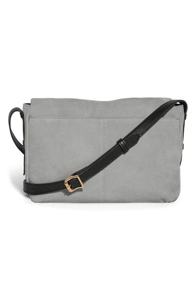Shop Aimee Kestenberg Bali Leather Crossbody Bag In Cool Grey Black