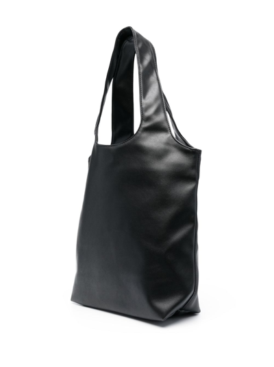 Shop Apc Ninon Logo-print Tote Bag In Black