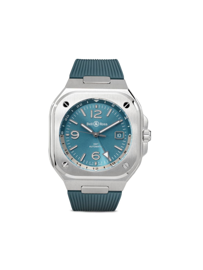 Shop Bell & Ross Br-05 Gmt 41mm In Blue