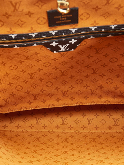 Louis Vuitton Orange Monogram Giant Crafty Neverfull MM Cloth ref