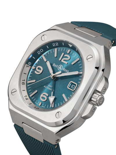 Shop Bell & Ross Br-05 Gmt 41mm In Blue