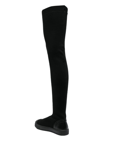 Shop Fabiana Filippi Knee-length Boots In Black