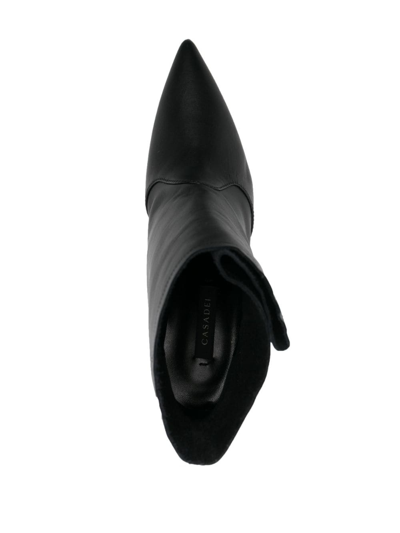 Casadei Julia Kate Heeled Ankle Boots In Black