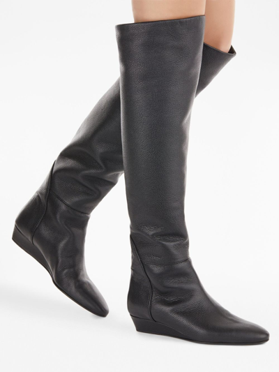 Shop Giuseppe Zanotti Peggy 30mm Knee-high Boots In Black