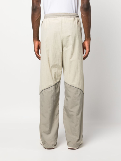 Reebok Elasticated-waist Ripstop Track Pants In Neutrals