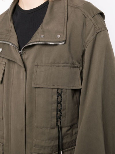 Shop 3.1 Phillip Lim / フィリップ リム Utility Cotton Cargo Jacket In Green