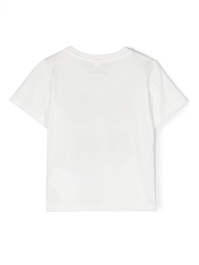Shop Stella Mccartney Grizzly Bear-print Organic-cotton T-shirt In White