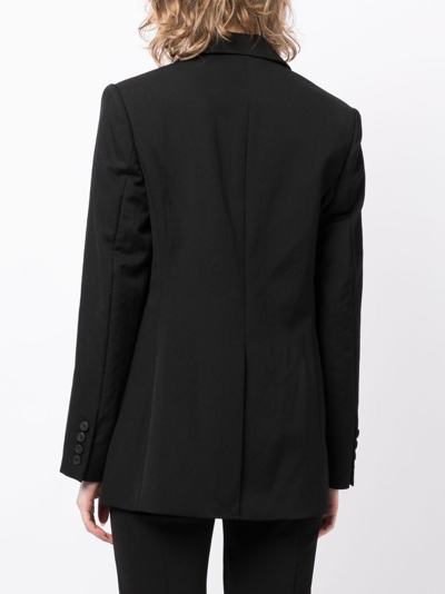 Shop 3.1 Phillip Lim / フィリップ リム Peak-lapel Single-breasted Blazer In Black