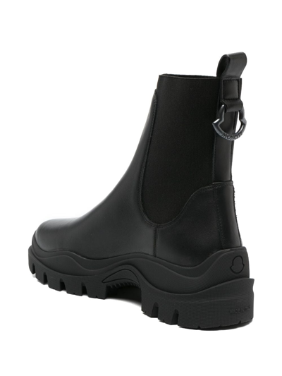 Shop Moncler Larue Chelsea Boots In Black