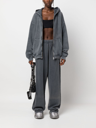 Shop Mainless Elasticated-waistband Track Trousers In Grey