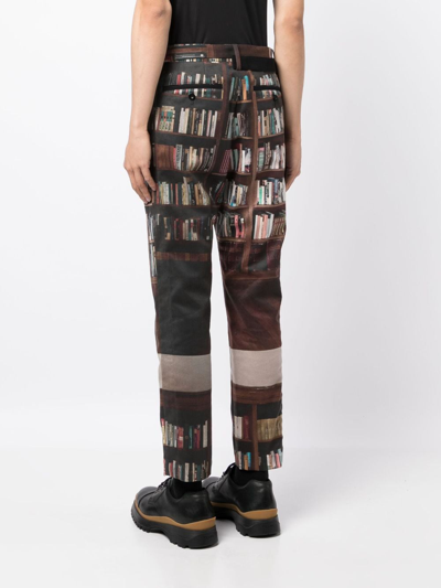 Shop Sacai X Interstellar Straight-leg Trousers In Brown