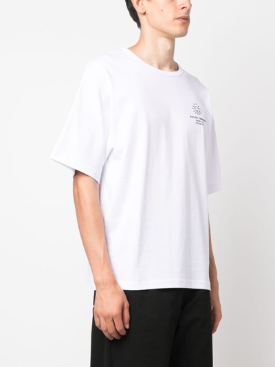 Shop Société Anonyme Logo-print Cotton T-shirt In White