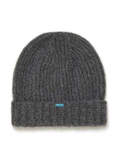 Alanui Finest Cashmere And Silk Blend Beanie In Grey