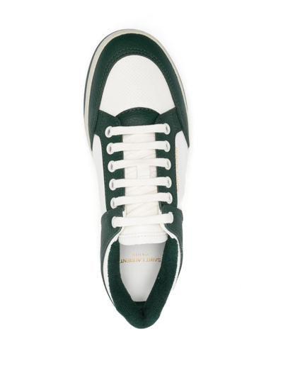 Shop Saint Laurent 61 Meri Mimer Gmer Low-top Sneakers In Green