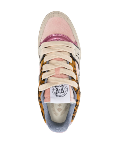 Shop Enterprise Japan Ej Egg Planet Low-top Sneakers In Pink