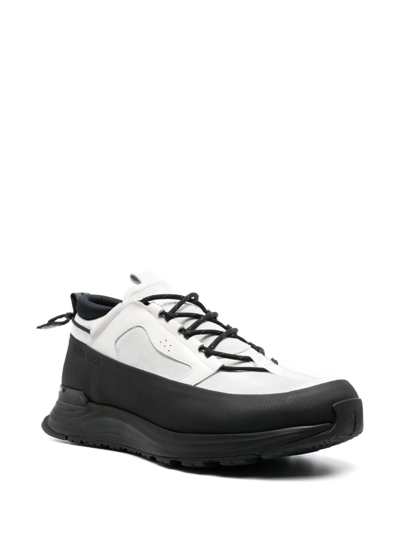 Canada Goose Glacier Trail Rubber And Leather-trimmed Suede Hiking Sneakers In White