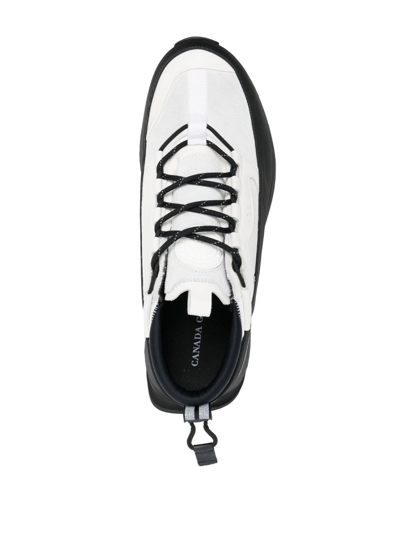 Shop Canada Goose Glacier Trail Low-top Sneakers In White