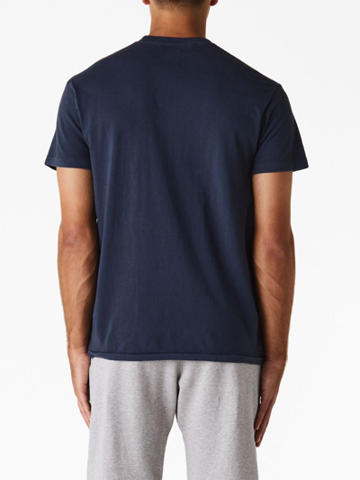 Shop Gallery Dept. Logo-print Cotton T-shirt In Blue