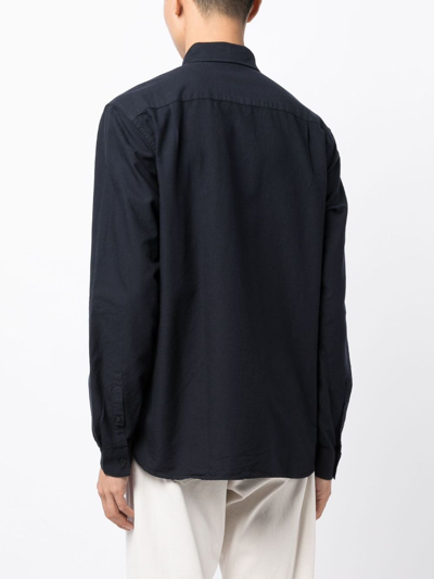Fred Perry M8501 Button-down Shirt In Cotton Oxford In Blue