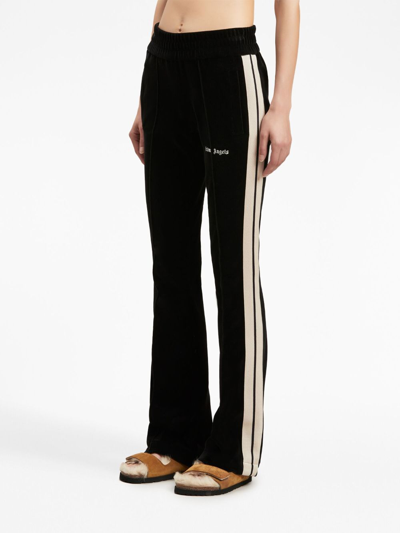Palm Angels Classic Loose Track Pants Black Off Whit In Black