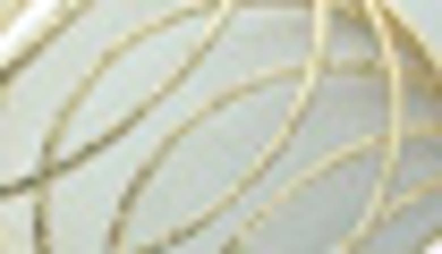 Olivia Welles 14k Gold Plated Noelle Wide Bracelet In Metallic