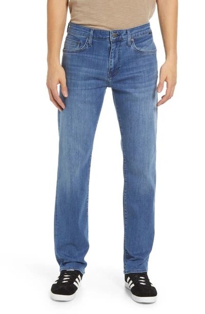 Shop Mavi Jeans Zach Straight Leg Jeans In Dark Feather Supermove
