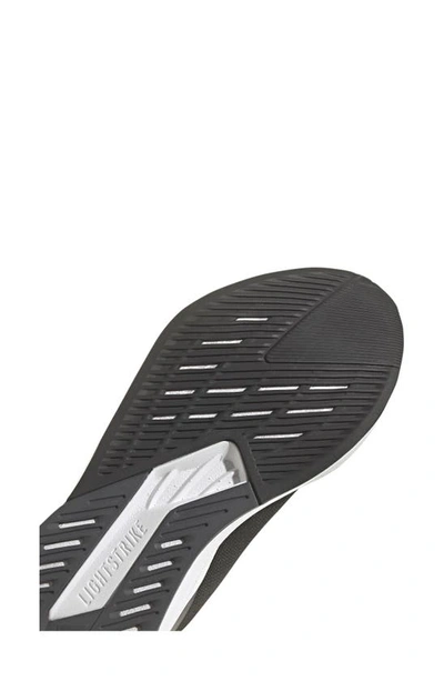 Shop Adidas Originals Duramo Speed Running Sneaker In Black/ White/ Carbon