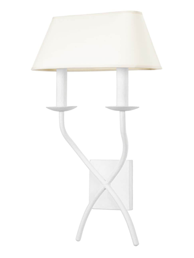 Shop Troy Lighting Lomita 2-light Sconce In Gesso White
