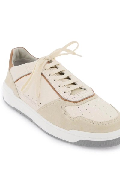 Shop Brunello Cucinelli Leather Sneakers