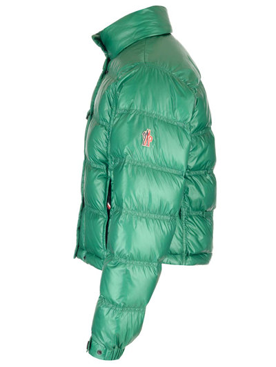 Shop Moncler Recycled Micro Ripstop Down Jacket In Green