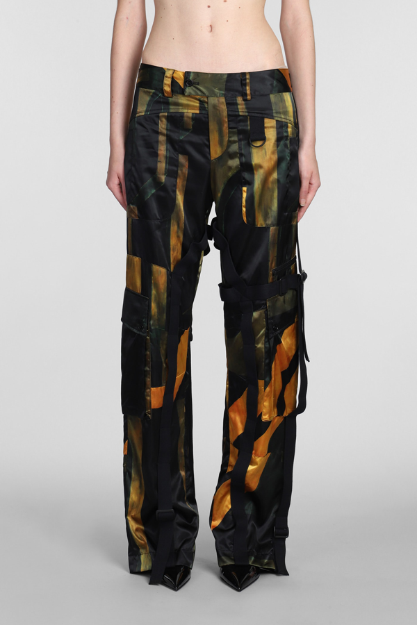 Louisa Ballou Black Printed Jeans