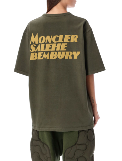Shop Moncler Genius Logo T-shirt In Dark Green