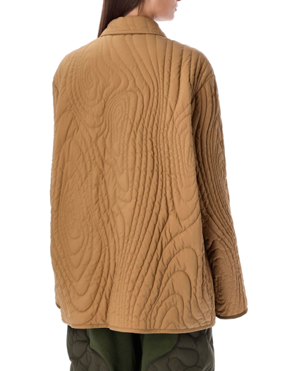 Shop Moncler Genius Harter-heighway Short Down Jacket In Brown