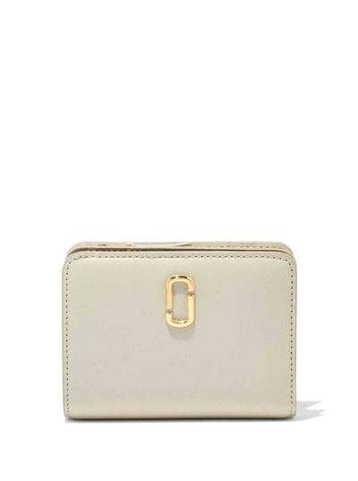 Shop Marc Jacobs The Mini Compact Wallet In White