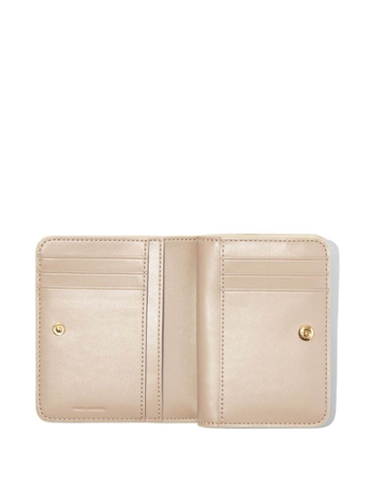 Shop Marc Jacobs The Mini Compact Wallet In White