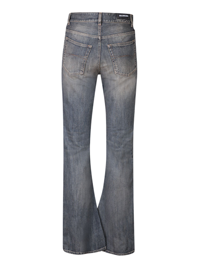 Shop Balenciaga Jeans Bootcut In Blue