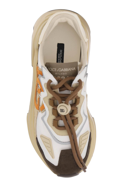 Shop Dolce & Gabbana Daymaster Sneakers In Multicolor 2 (white)
