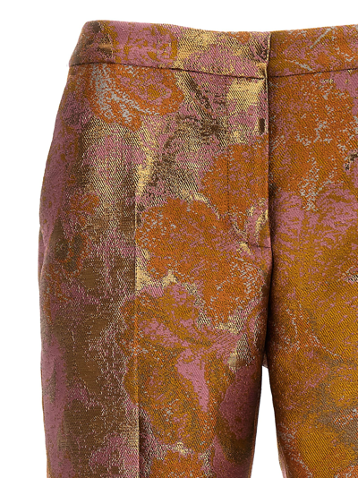 Shop Dries Van Noten Poumas Pants In Multicolor