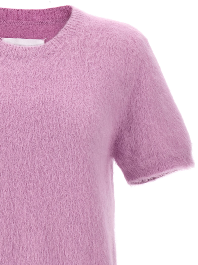 Shop Maison Margiela Angora Sweater In Pink