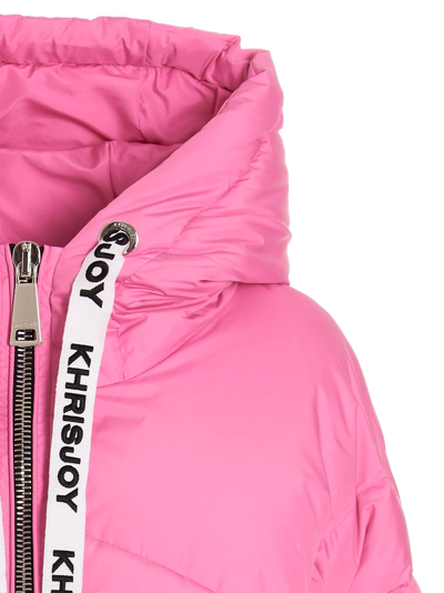 Shop Khrisjoy Puff Khris Iconic Down Jacket In Fuchsia