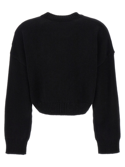 Dolce & Gabbana Cropped Pullover In Black