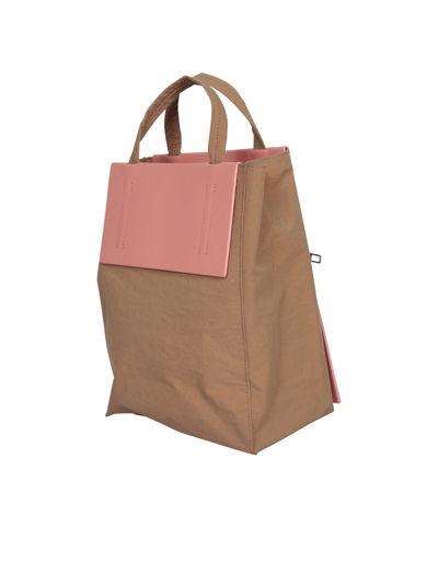 Shop Acne Studios Papery Tote Bag In Pink