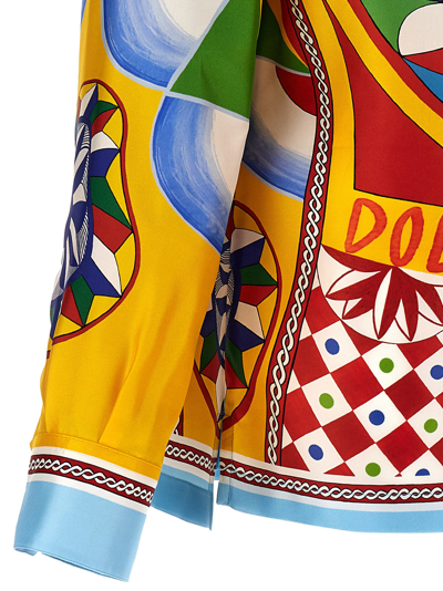 Shop Dolce & Gabbana Carretto Shirt In Multicolor